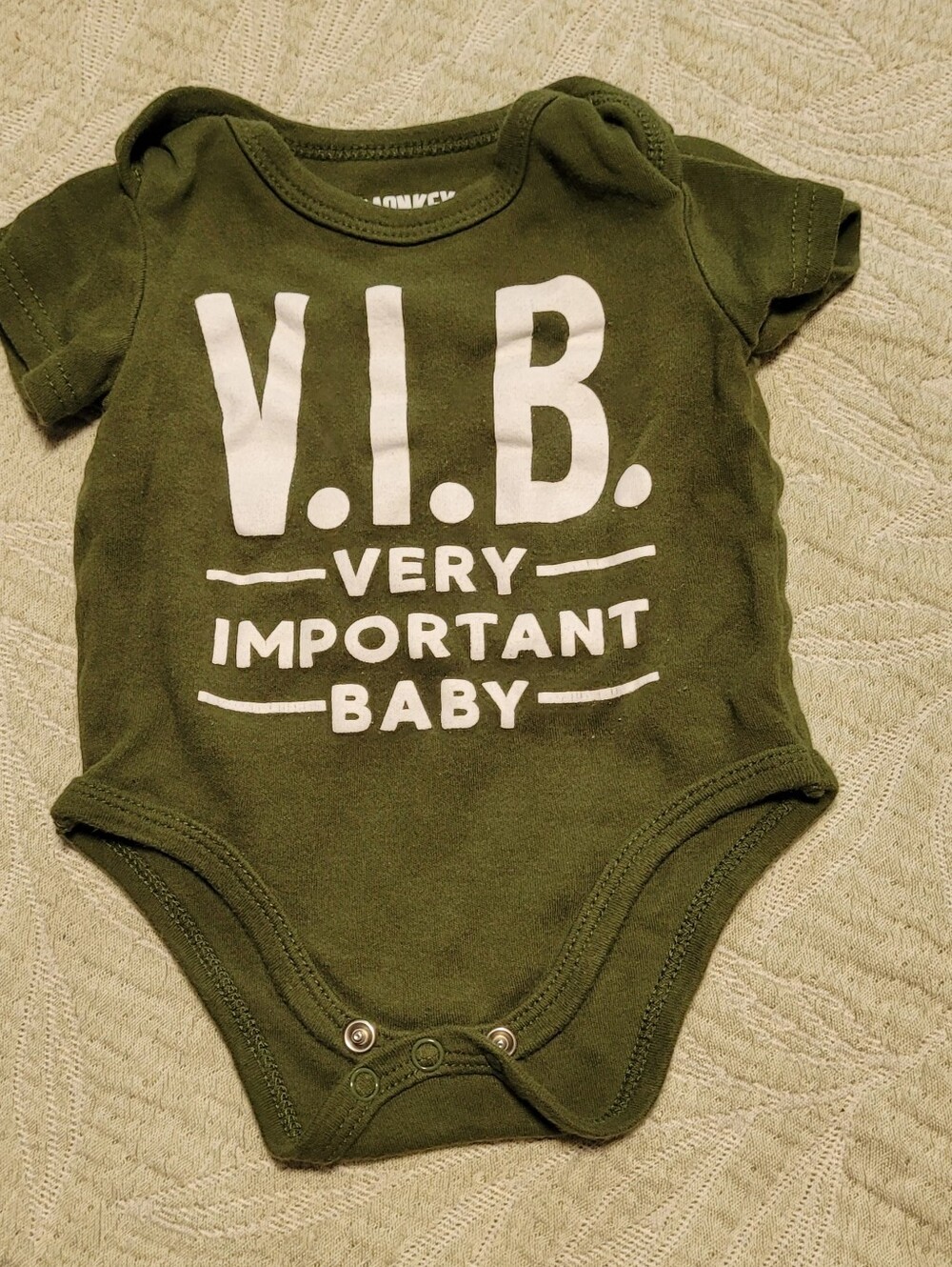 💚10 for $10💚 Bundle and save Very Important Baby Olive Green One-Piece